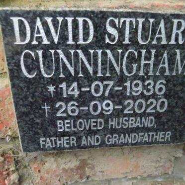 CUNNINGHAM David Stuart 1936-2020