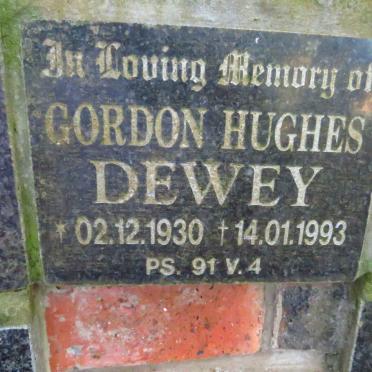 DEWEY Gordon Hughes 1930-1993