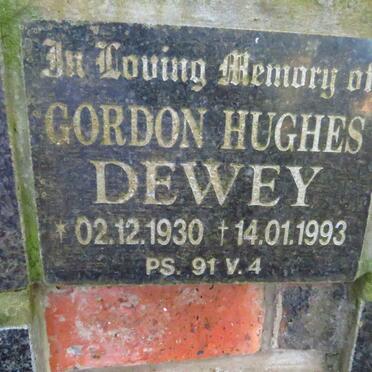 DEWEY Gordon Hughes 1930-1993