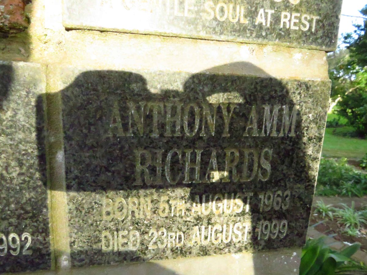 RICHARDS Anthony Amm 1963-1999