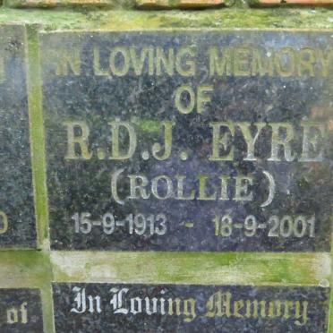 EYRE R.D.J. 1913-2001