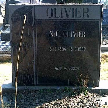 OLIVIER N.G. 1894-1960
