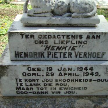 VERHOEF Hendrik Pieter 1944-1949