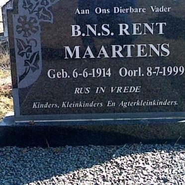 MAARTENS B.N.S. Rent 1914-1999