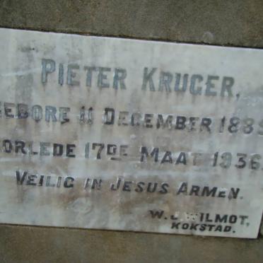 KRUGER Pieter 1885-1936