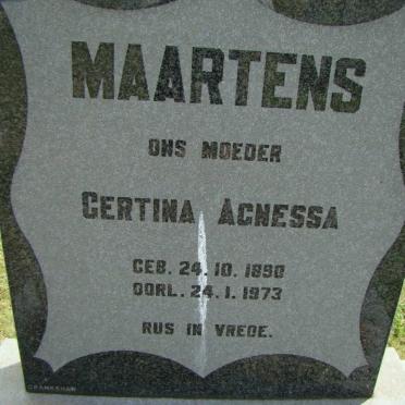 MAARTENS Gertina Agnessa 1890-1973