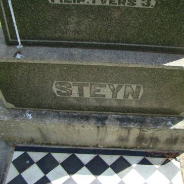 STEYN Johannes Daniel 1891-1949