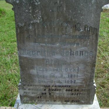 STEYN Magritha Johanna nee VAN DYK 1861-1932