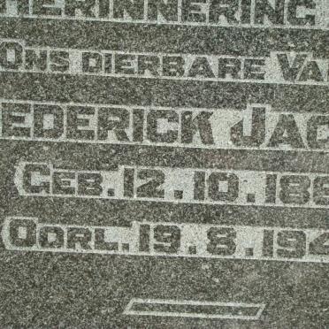 WEPENER Frederick Jacobus 1860-1945