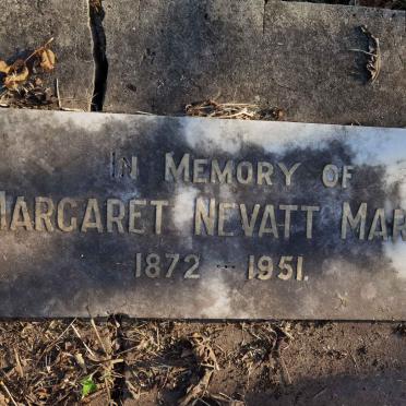 MARSH Margaret Nevatt 1872-1951