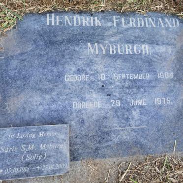 MYBURGH Hendrik Ferdinand 1904-1975 &amp; Sarie S.M. 1915-2009