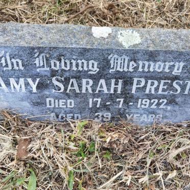 PRESTON Amy Sarah -1922