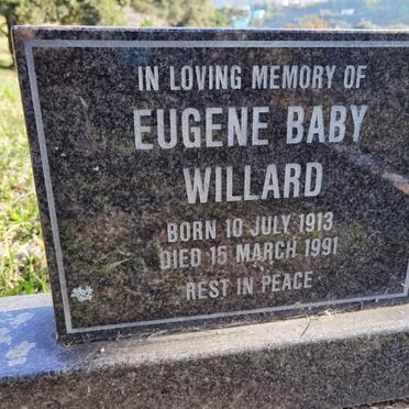 WILLARD Eugene Baby 1913-1991