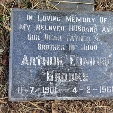 BROOKS Arthur Edmund 1901-1968