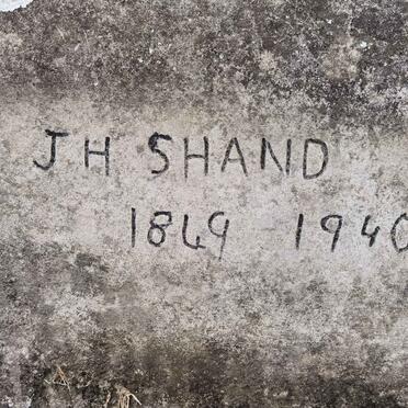 SHAND J.H. 1849-1940