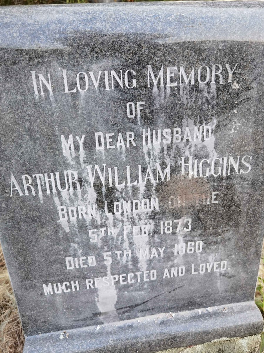 HIGGINS Arthur William 1873-1960