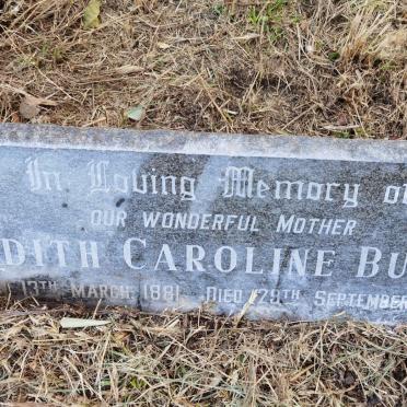 BUSH Edith Caroline 1881-1973