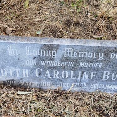 BUSH Edith Caroline 1881-1973