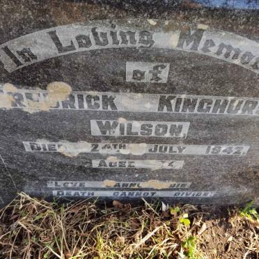 WILSON Fredrick Kinghurst -1942