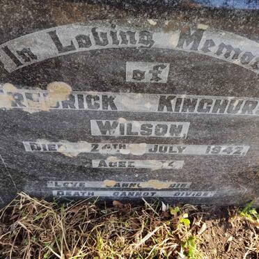 WILSON Fredrick Kinghurst -1942