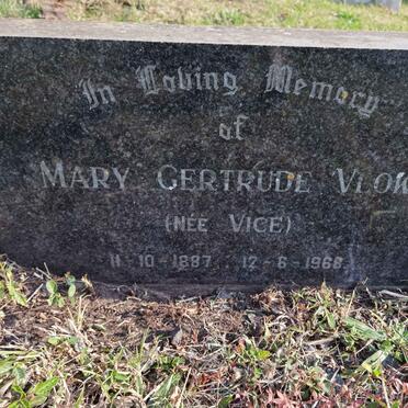 VLOK Mary Gertrude nee VICE 1887-1968