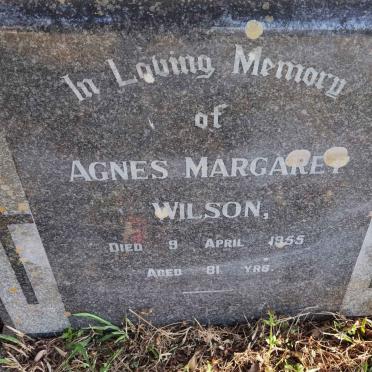 WILSON Agnes Margaret -1955