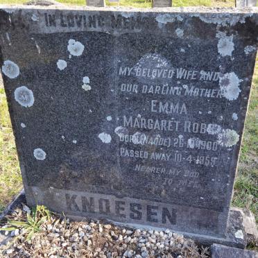 KNOESEN Emma Margaret Robb nee NAUDE 1900-1959