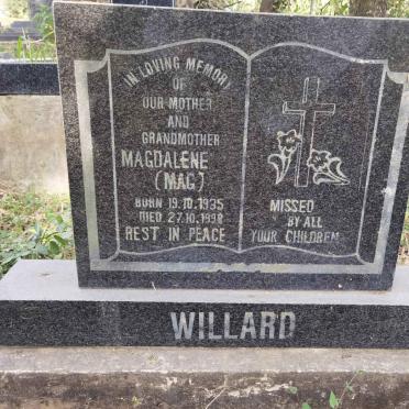 WILLARD Magdalene 1935-1998