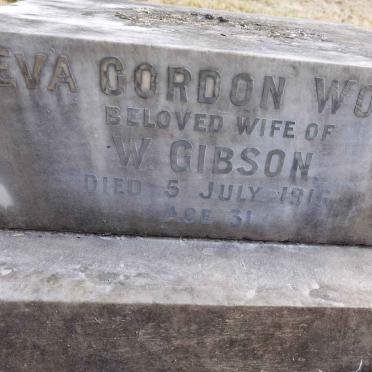 GIBSON Eva Gordon nee WOOD -1916