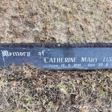 TURNER Fred 1881-1938 &amp; Catherine Mary 1881-1961