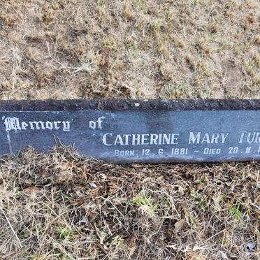 TURNER Fred 1881-1938 &amp; Catherine Mary 1881-1961