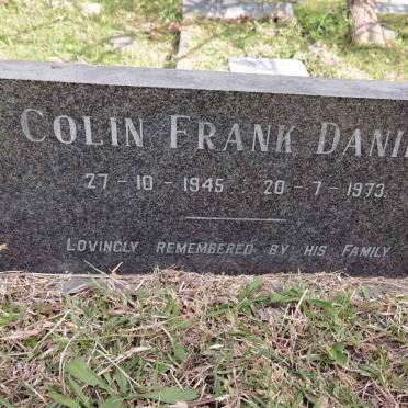 DANIEL Colin Frank 1945-1973