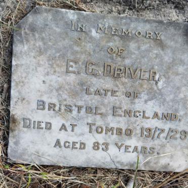 DRIVER E.G. -1929