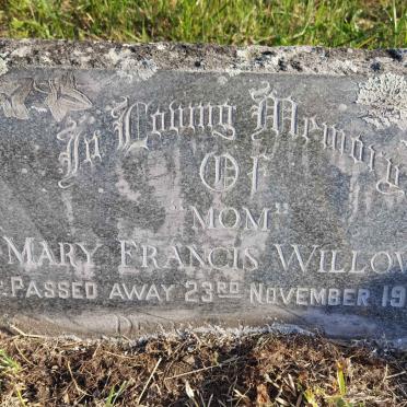 WILLOWS Mary Francis -1952