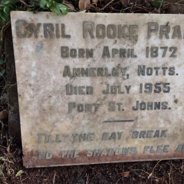 PRANCE Cyril Rooke 1872-1955
