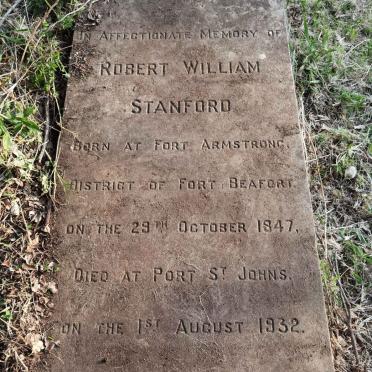 STANFORD Robert William 1847-1932