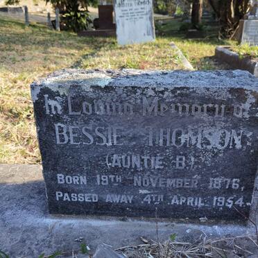THOMSON Bessie 1876-1954