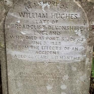 HUGHES William -1888