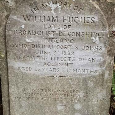 HUGHES William -1888