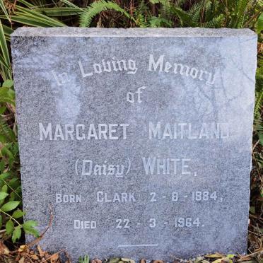 WHITE Margaret Maitland nee CLARK 1884-1964