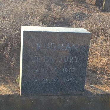 RUDMAN John Jury 1907-1981