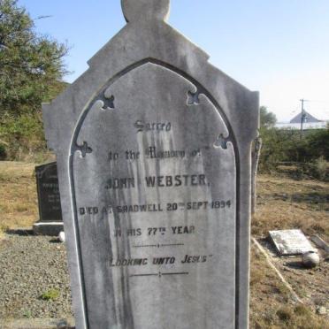 WEBSTER John -1894