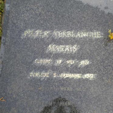 MARAIS Pieter Terblanche 1921-1981