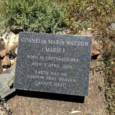 WATSON Cornelia Maria 1931-2011
