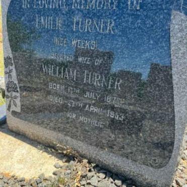 TURNER Emily nee WEEKS 187?-1953