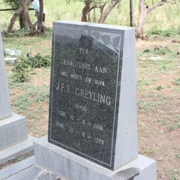GREYLING J.F.T.  1906-1979