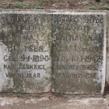 BOOYSEN Maria Catharina nee VAN AARDT 1890-1942