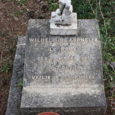 ROUX Wilhelmina Cornelia, le 1941-1942