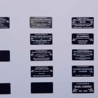 Eastern Cape, ST. FRANCIS BAY, St. Francis United Church, Memorial Wall