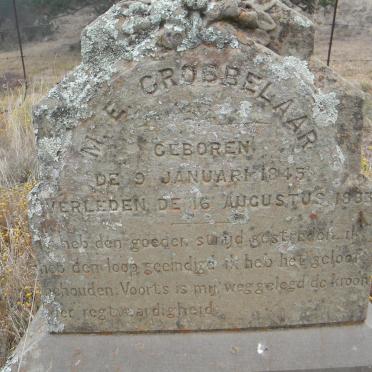 GROBBELAAR M.E. 1845-1883